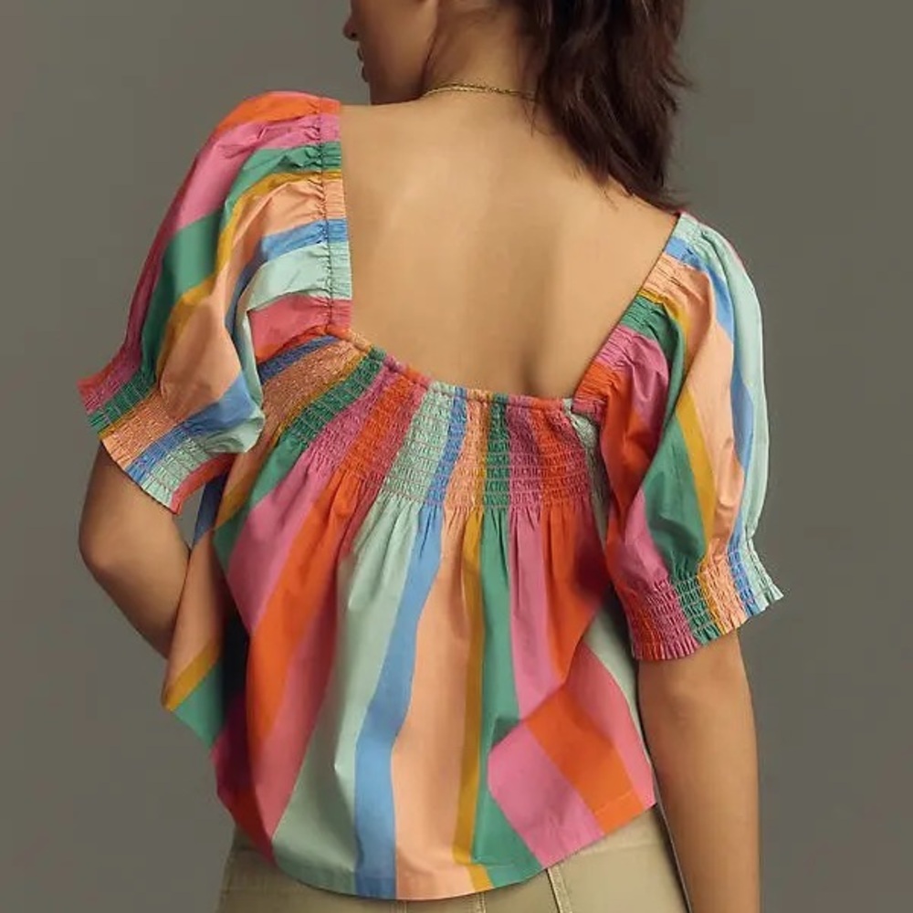 Bright Beautiful Mille Caro Top Anthropologie, Sz XS